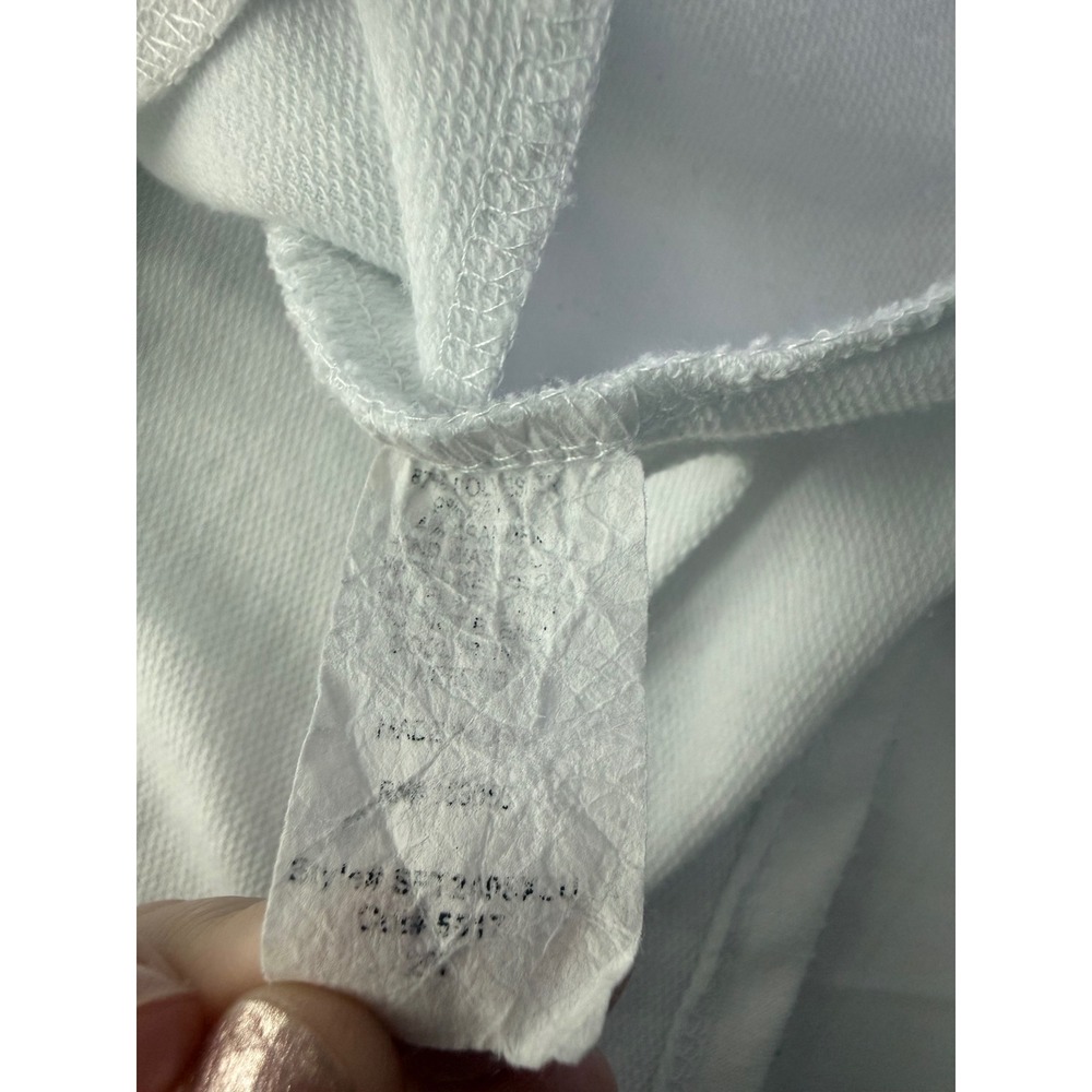 Hippie Chic Size XL 2X White Grommet V Neck Oversized Boho Top - Picture 5 of 7